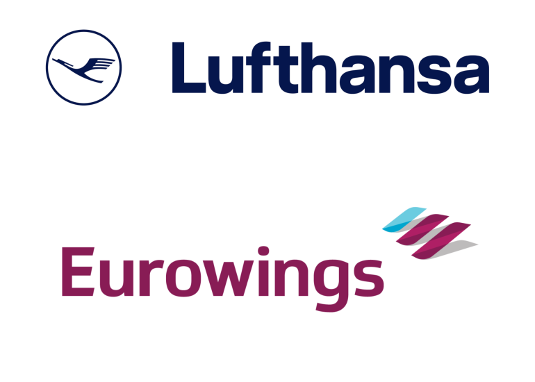 Lufthansa & Eurowings Logo transparent