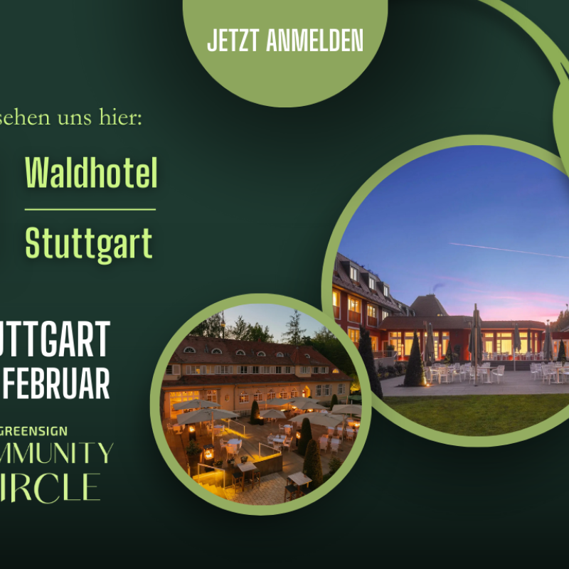   Nachhaltigkeit im Dialog: GreenSign startet Community Circle Eventreihe 2026 in Stuttgart 